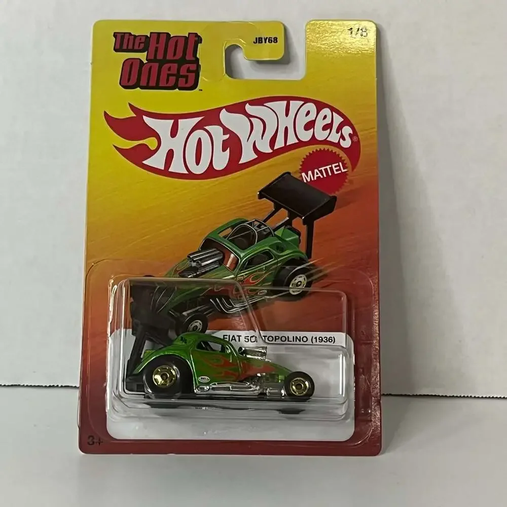 Hot Wheels The Hot Ones 1936 Fiat 500 Topolino 1/8 Green Diecast Car